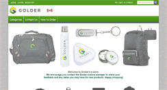 Desktop Screenshot of goldere-store.com